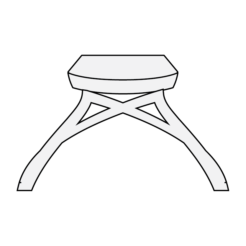 Band with a bar-shaped diamond.